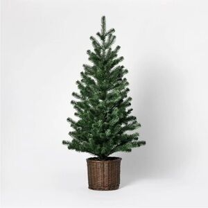 Threshold designed with Studio McGee 42" Spruce Artificial Christmas Tree Blue
